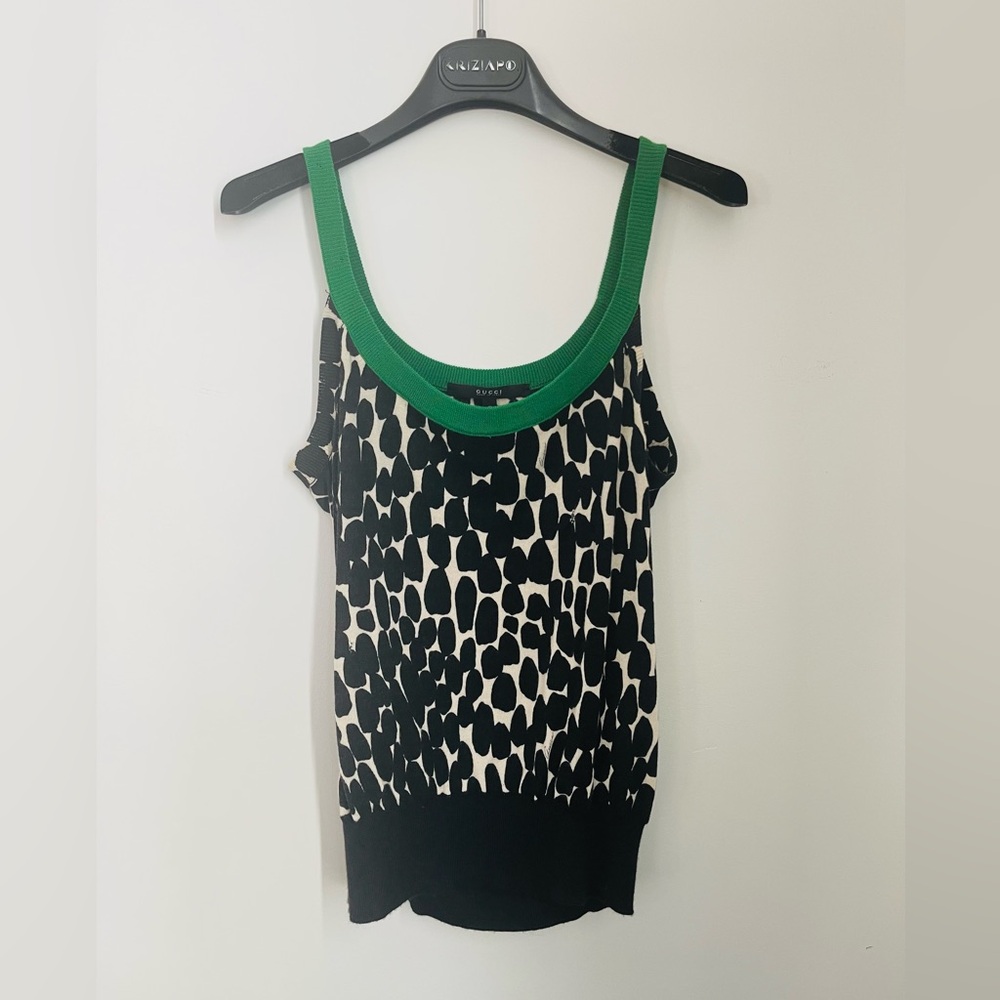 GUCCI Cashmere top 💚🖤